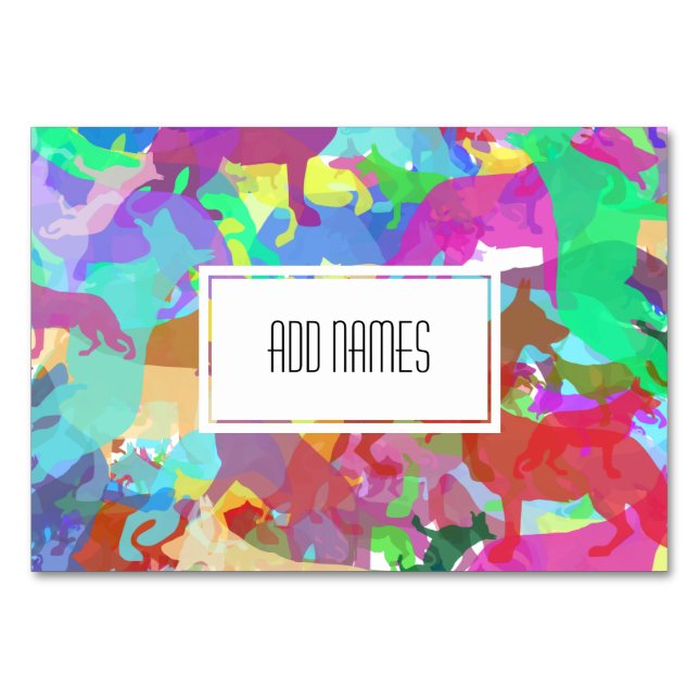 Numéro De Table Nappes bergère allemandes (Devant)