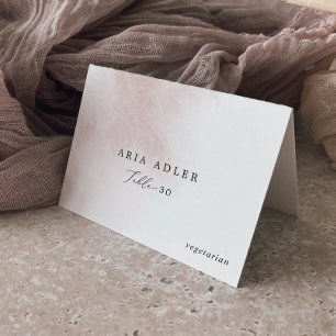 Numéro De Table Nettoyage aquarelle   Menu Flush Option Placer les