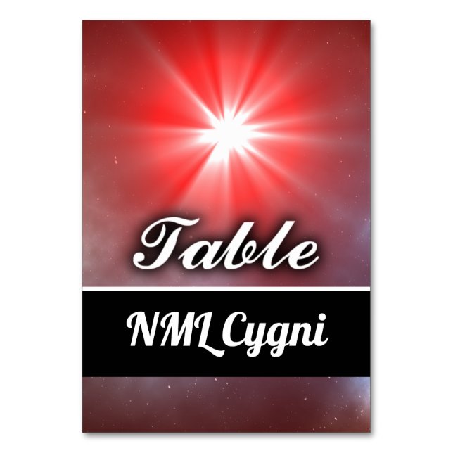 Numéro De Table NML Cygni (Par défaut)