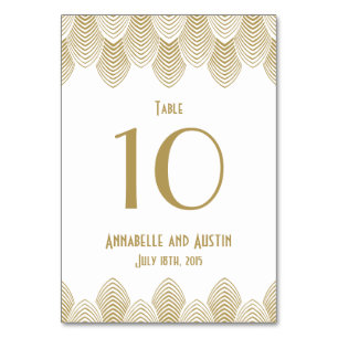 Numéro De Table Nombre vintage de Tableau de mariage de feston