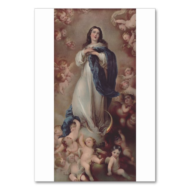 Numéro De Table Notre-Dame de l'Immaculée Conception Art (Par défaut)