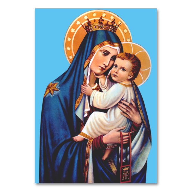 Numéro De Table Notre-Dame du Mont-Carmel Art dévotionnel (Par défaut)