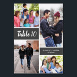 Numéro De Table Numéro de la table de Mariage de collection photo<br><div class="desc">Mariage de collection photo moderne Numéro de table : Personnalisez votre histoire d'amour Faites de votre réception de mariage une réception unique et mémorable avec nos numéros de table de Mariage de collection photo moderne. Ajoutez une touche personnelle en présentant des photos préférées dans un magnifique collage qui capture magnifiquement...</div>