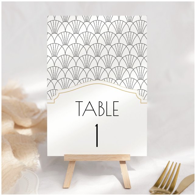 Numéro De Table Numéros de tableau Art Déco (Créateur téléchargé)