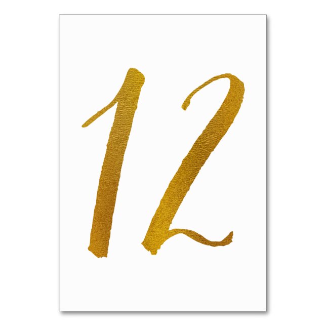 Numéro De Table Numéros de tableau - Typographie Décontractée des  (Par défaut)