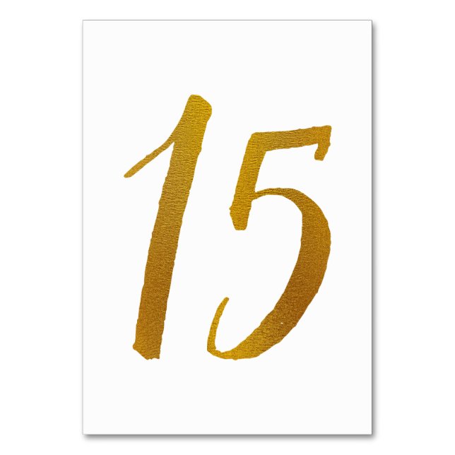 Numéro De Table Numéros de tableau - Typographie Décontractée des  (Par défaut)