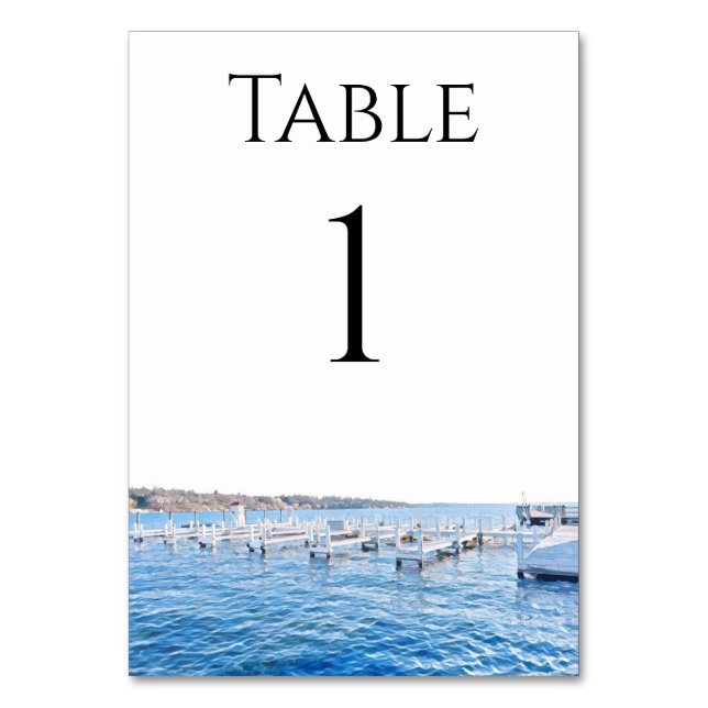 Numéro De Table Numéros du tableau du lac Léman Wisconsin (Par défaut)