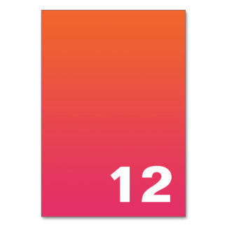 Numéro de table Ombre brillante