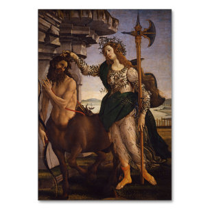 Numéro De Table Pallas et le Centaur par Botticelli