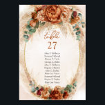 Numéro De Table Pampas bordeaux rouillé en terre cuite à l'aquarel<br><div class="desc">Vous recherchez une touche design à votre décoration mariage ? Ne cherchez pas plus loin que la trendy aquarelle terre cuite rouille pampas bordeaux Numéro de tableau. Cet établissement élégant et chic saura attirer les yeux de vos invités et complètera parfaitement votre thème mariage. Avec ses teintes rustiques et sa...</div>