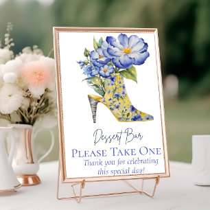 Numéro De Table Panneau de la Chinoiserie Chaussure Haut-Talon