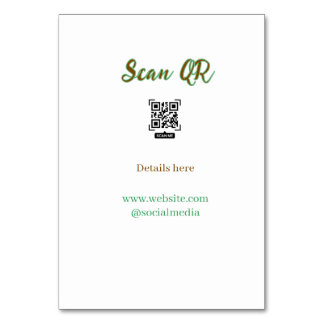 Numéro De Table Partagez votre photo scannez le code QR ajoutez un