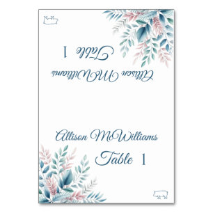 Numéro De Table Pastel Botanical-Pork Icon-Mariage-