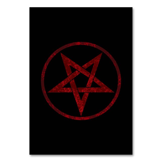 Numéro De Table Pentagram Red Devil (Par défaut)