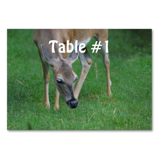 Numéro De Table Personnaliser (Devant)
