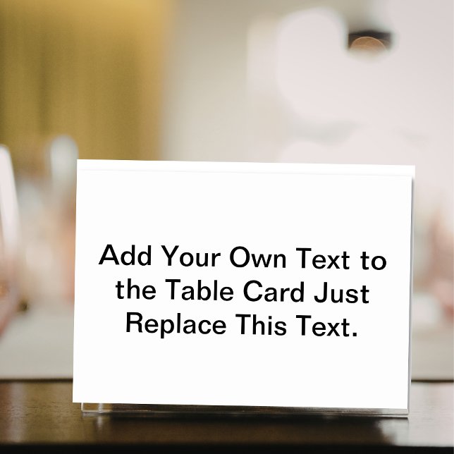Numéro De Table Personnaliser Ajouter un nom Photo ou Illustration (Customize Add Name Photo or Artwork Table Number)