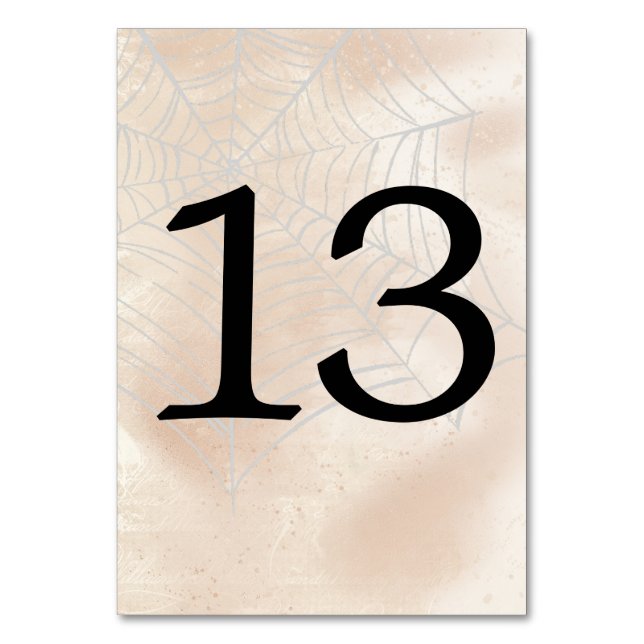 Numéro De Table Petit Couple Effrayant Table Numéro 13 (Par défaut)