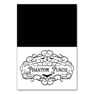 Numéro De Table Phantom Punch Vintage Halloween tente d'alimentati