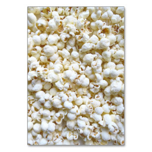 Numéro De Table Photographie de Popcorn Texture
