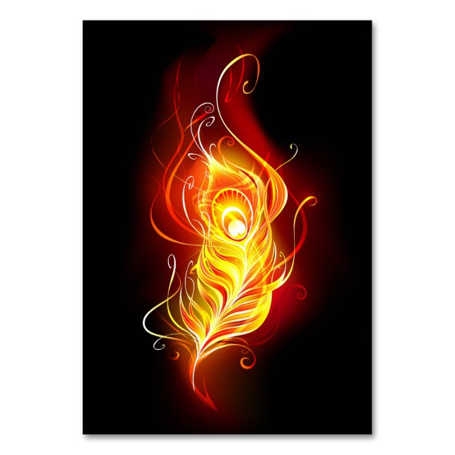Numéro De Table Plumes de paquetage de feu (Par défaut)