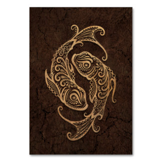 Numéro De Table Poissons rustiques Zodiac Connexion sur effet de p