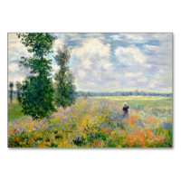 Poppy Fields near Argenteuil by Claude Monet