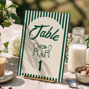 Numéro de table pour Baby Shower « Un petit harico