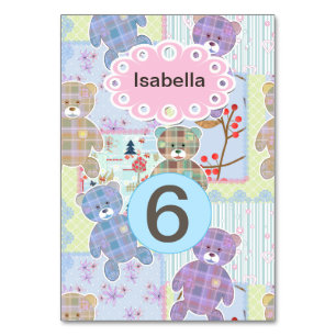 Numéro De Table pour bébé, tout petit