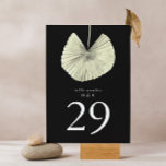Numéro De Table Premium Black Onyx Pampas Grass Tropical<br><div class="desc">Romantique,  doux,  Premium Black Onyx Floral Pampas Grass Tropical Jungle Numéro de table. Cela fera partie de la suite. #pampasgrass #jungleMariage #jungleinvitation #coralmariage #weddingmenu #désertons #lasvegasMariage #terracottamariage #peachmariage #pampasweddmenu #pampas #terracotta #corail #peach #naturalmariage #driedgrass #driedpampas #wabisabimariage #nature #mariage</div>