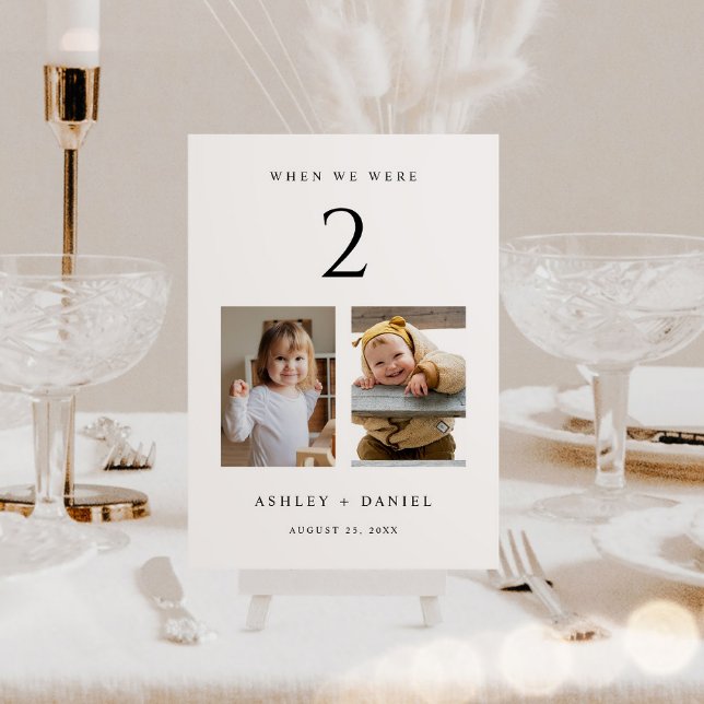 Numéro De Table Quand nous avions l'âge (Créateur téléchargé)