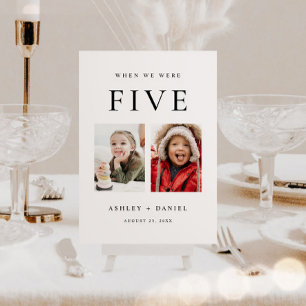 Numéro De Table Quand Nous Étions Âge