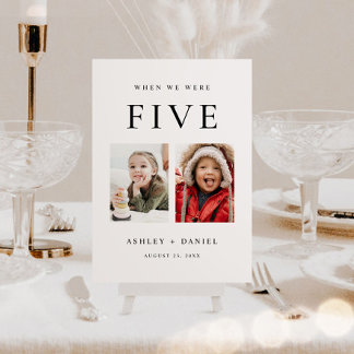 Numéro De Table Quand Nous Étions Âge