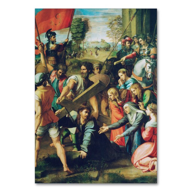 Numéro De Table Raphael Spasimo Christ Tombe Sous La Croix Art (Par défaut)