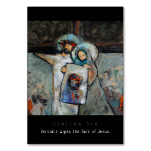 Numéro De Table Référence six, visage de chiffons de Veronica,