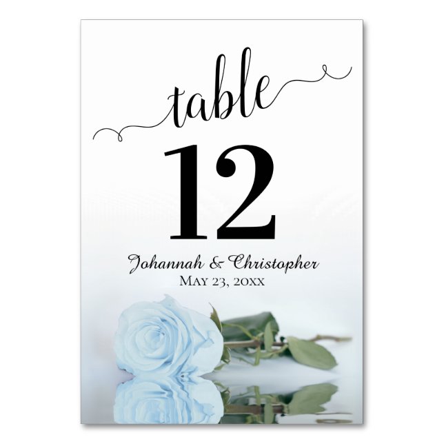 Numéro De Table Reflet lumière Dusty Rose mariage élégant (Par défaut)