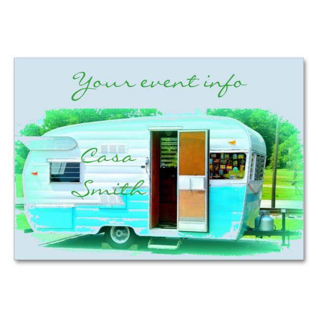 Numéro De Table remorque de voyage classique Thunder_Cove (Devant)