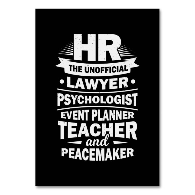 Numéro De Table Ressources humaines Fières (Par défaut)