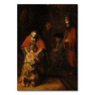 Numéro De Table Retour du fils prodigue par Rembrandt van Rijn