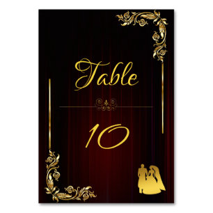 Numéro De Table Rideau de théâtre