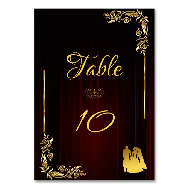 Numéro De Table Rideau de théâtre (Par défaut)