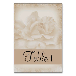 Numéro De Table Rose antique de sable