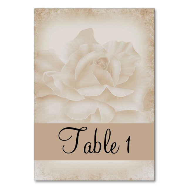 Numéro De Table Rose antique de sable (Par défaut)