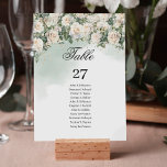 Numéro De Table Roses blanches romantiques Eucalyptus Vert et or<br><div class="desc">Oh, comme la collection Boho White Anglais rose, l'eucalyptus vert, et or mariage papeterie est vraiment stupéfiante! Imaginez des cascades blanches de roses anglais délicats entrelacés de feuilles d'eucalyptus verts luxuriants, le tout mis en valeur par d'élégantes touches d'or chatoyant. Cette collection est un mélange rêvé de beauté naturelle et...</div>