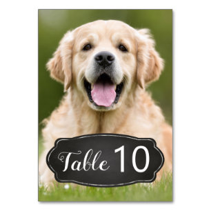 Numéro De Table Rustic Chalkboard Mariage photo moderne