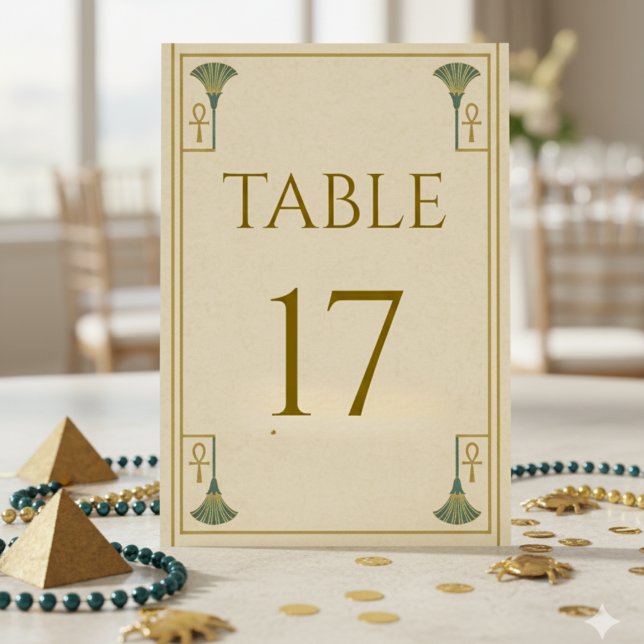 Numéro de table sacré de l'Égypte antique (Créateur téléchargé)