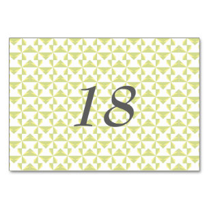 Numéro De Table Sage Pinwheels
