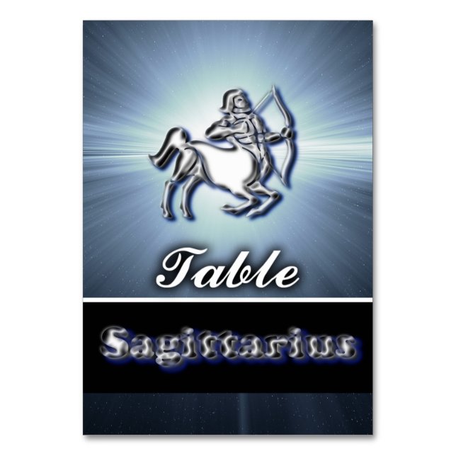 Numéro De Table Sagittaire (Par défaut)