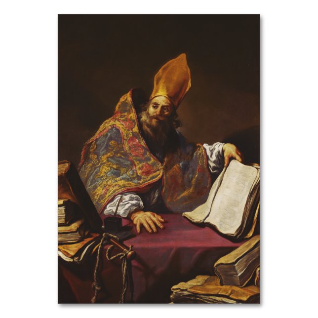 Numéro De Table Saint Ambroise Père de l'Église catholique (Par défaut)