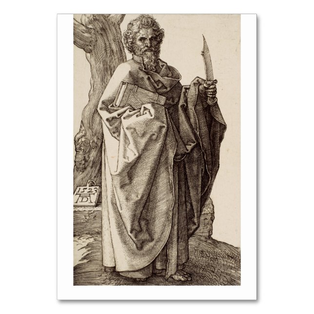 Numéro De Table Saint Barthélemy l'Apôtre Beaux-Arts (Par défaut)