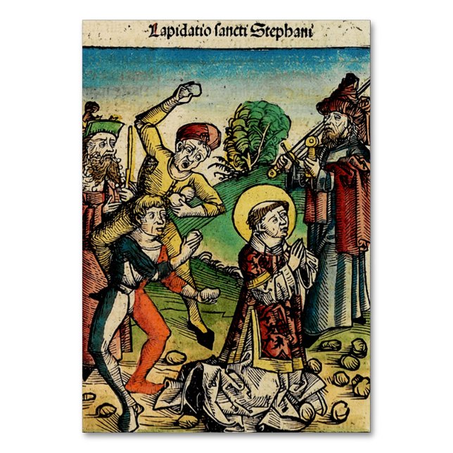 Numéro De Table Saint Étienne le Protomartyr Iconographie d'art fi (Par défaut)